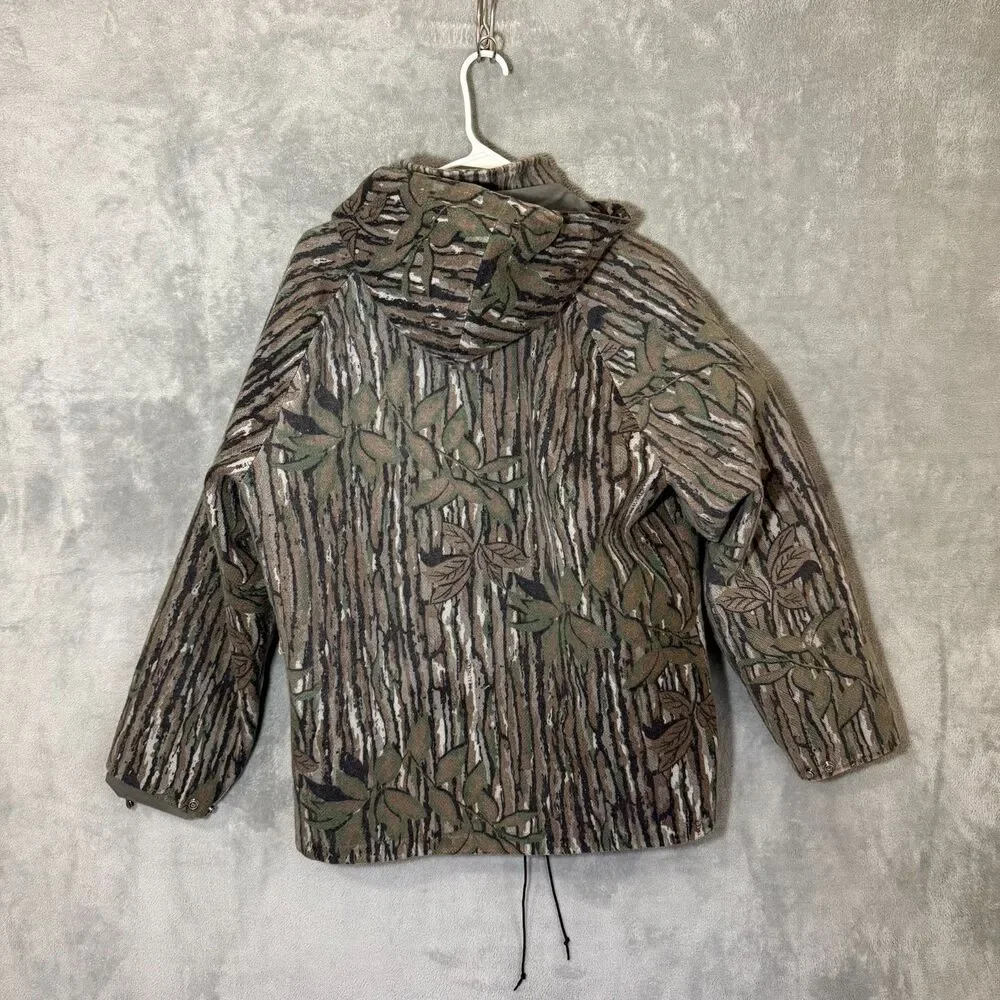 Vintage Cabela's GORE-TEX Realtree Trebark Camo Hunting Field Jacket Sz M READ